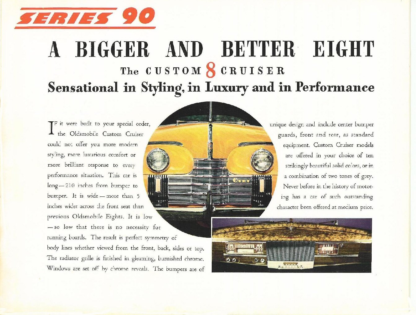 1940 Oldsmobile Sedan Brochure Page 27
